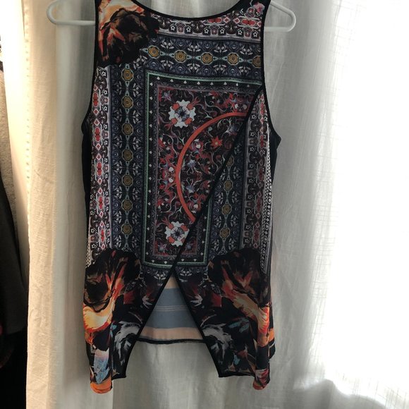 Clover Canyon Split Back Blouse - Medium - Picture 2 of 3